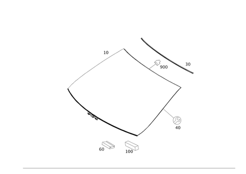 Windshield for 2014 Mercedes-Benz E63 AMG #0