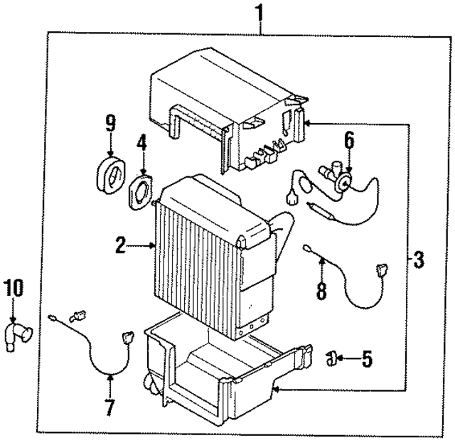 MR206121AC - HVAC: Evaporator Core for Mopar Image