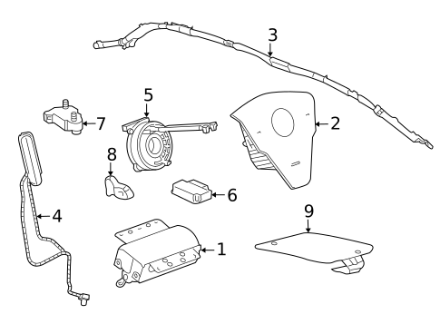 Air Bag Components for 2014 Chevrolet Captiva Sport #0