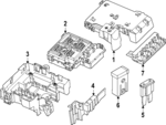 PR3Z14A068C - : Fuse Box for Ford: Mustang Image