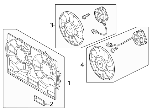 Cooling Fan for 2013 Audi A6 Quattro #0