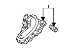 77291TJBA02ZA - Body: Gearshift Housing for Acura Image
