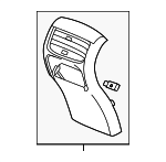83416TJBA02ZA - Body: Rear Trim for Acura Image