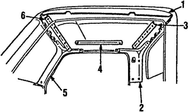14010969 - Body: Headliner for GM Image