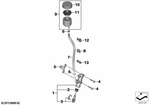 34317653063 - : Rear Brake Master Cylinder for BMW-Motorrad Image