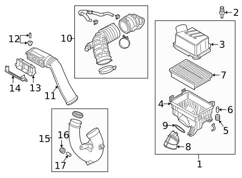 Air Intake for 2021 Hyundai Kona #0
