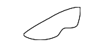 61120FL001TP - Body: Handle Bezel Cap for Subaru Image