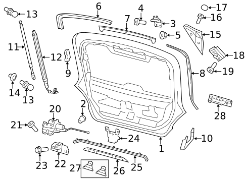 Gaskets & Sealing Systems for 2012 Porsche Panamera #0