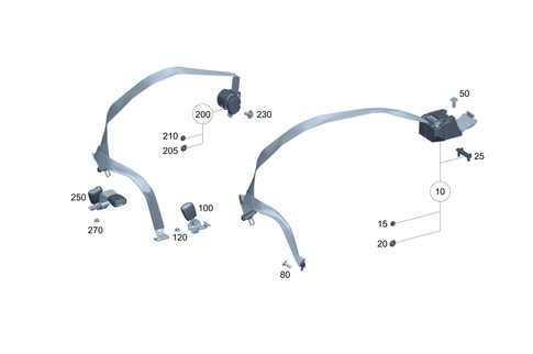 Seat Belt for 2024 Mercedes-Benz E350 #0