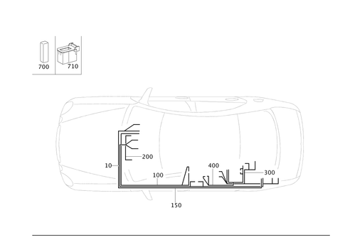 Fiber Optical Cable Wiring Harness (D2B and Most) for 1996 Mercedes-Benz E320 #0