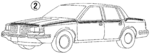 22526006 - Body: Stripe Tape for Oldsmobile: Cutlass Ciera, Cutlass Cruiser Image