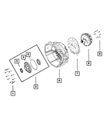 RL087860AA - NAG1; W5J400 - W5A330; 5-Speed; Automatic Transmission: Transmission Oil Pump for Mopar Image