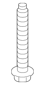 PAF008757 - Suspension: Track Bar Bolt for Porsche: 718 Boxster, 718 Cayman, 718 Spyder, 911, Boxster, Cayman Image