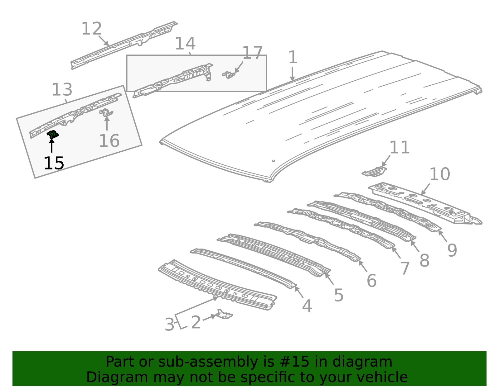 2021-2026 GM Interior Grab Bar Bracket 84333124 GM | GMPartsDirect.com