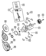 5019316AA - Engine 3.7L Six Cylinder: Piston Pin And Rod for Mopar Image