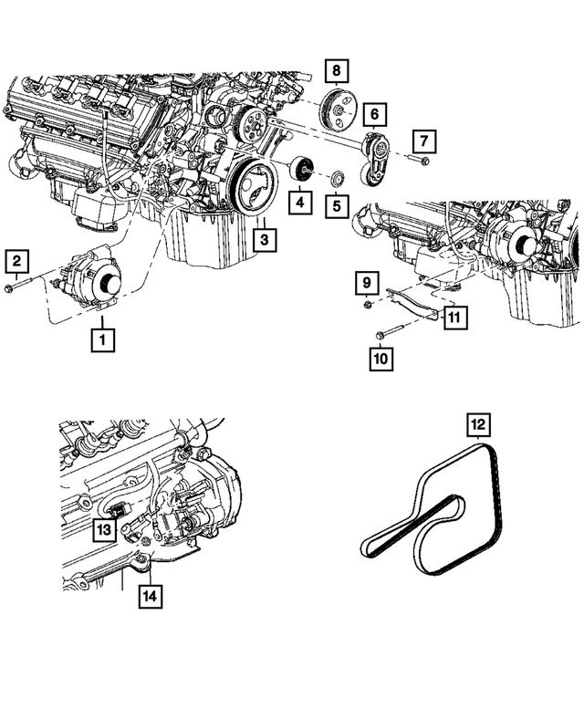 6507394AA - Electrical: Alternator Screw for Mopar Image
