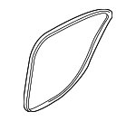 6E5Z54253A10AA - Body: Weather-strip On Body for Ford: Fusion | Mercury: Milan Image