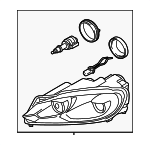 5K0941754B - Electrical: Headlamp Assembly for Volkswagen Image