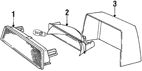 High Mount Lamps for 1987 Volvo 740 #1