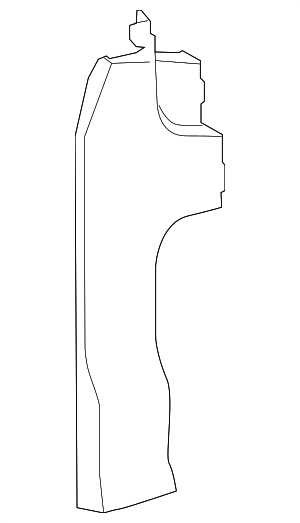 LK4Z61312A59CA - Body: Body C-Pillar Trim Panel for Ford Image