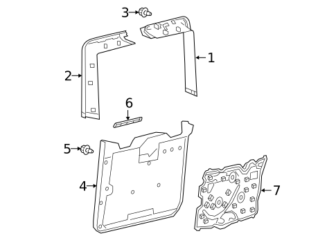 Interior Trim - Back Door for 2020 Mercedes-Benz G63 AMG #0