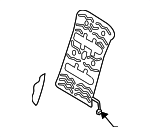 88450GI000 - Body: Seat Back Pad for Hyundai: Ioniq 5 Image