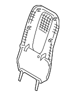 88390GI000NNB - Body: Seat Back Panel for Hyundai Image