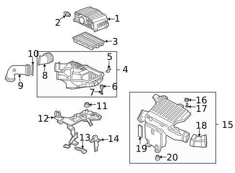 Air Intake for 2005 Honda Civic #1