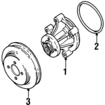PW472 - : Pump Assembly Water for Ford: Contour | Lincoln: Continental Image
