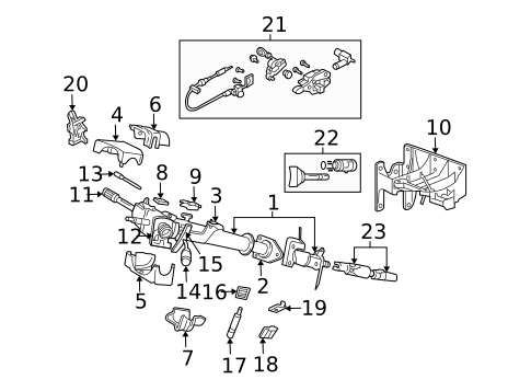 Gear Shift Control for 1995 Dodge B3500 #0