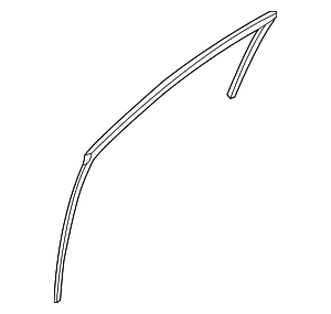 803319ME0A - Body: Run Weather-Strip for Nissan: Versa Note Image