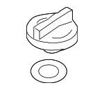 2651026630 - Engine: Filler Cap for Genesis: G70, G80, G90 | Hyundai: Azera, Elantra, Elantra GT, Genesis, Genesis Coupe, Kona, Palisade, Santa Fe, Santa Fe Sport, Santa Fe XL, Sonata, Tucson, Veloster Image