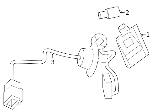 License Lamps for 2011 Volkswagen Routan #0