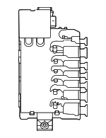 2975402001 - Electrical: Fuse &amp; Relay Box for Mercedes-Benz Image