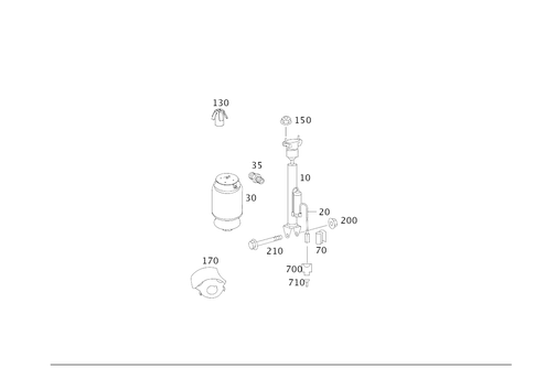 Springs and Suspension, Rear for 2009 Mercedes-Benz GL550 #0