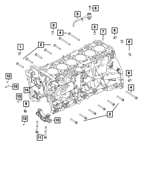 Cylinder Block for 2026 Ram 1500 #1