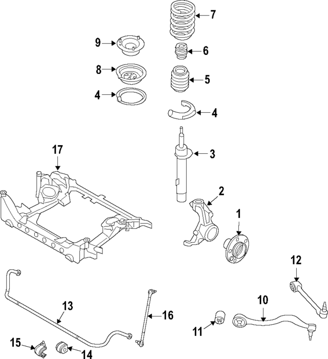 31336785080 - Suspension: Coil Spring for BMW Image