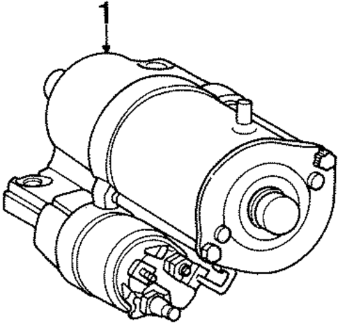 Starter for 1997 Oldsmobile Aurora #0
