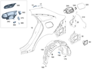 1186307600 - Side Panels: Paneling, Side Wall for Mercedes-Benz Image