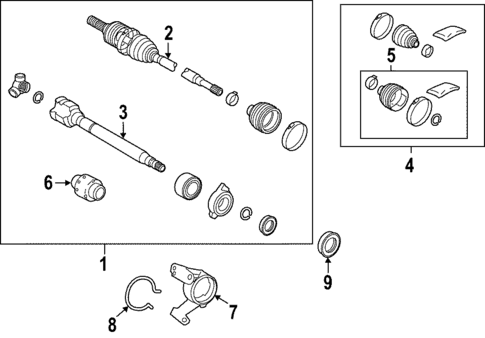 Drive Axles for 2025 Lexus NX350h #0