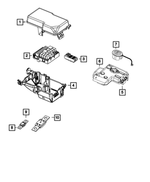 68149943AH - Electrical: Power Distribution Center Cover for Mopar Image
