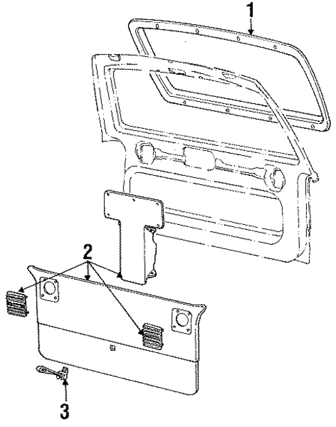 Interior Trim for 1993 Ford Aerostar #0