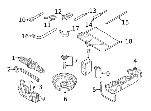 Jack & Components for 2019 Audi A3 #0