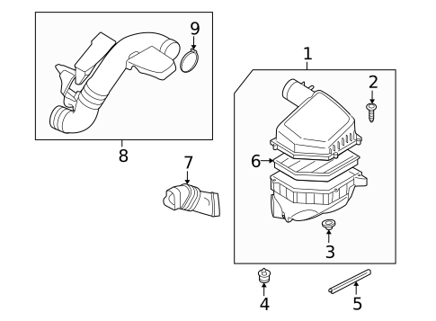Air Intake for 2010 Volvo V70 #0
