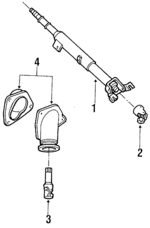 FOBZ3524A - Steering: Shaft Assembly for Ford: Festiva Image