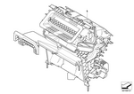 64119127184 - Heater and Air Conditioning: Empty Housing F Heater/Air Condit.Unit for BMW Image