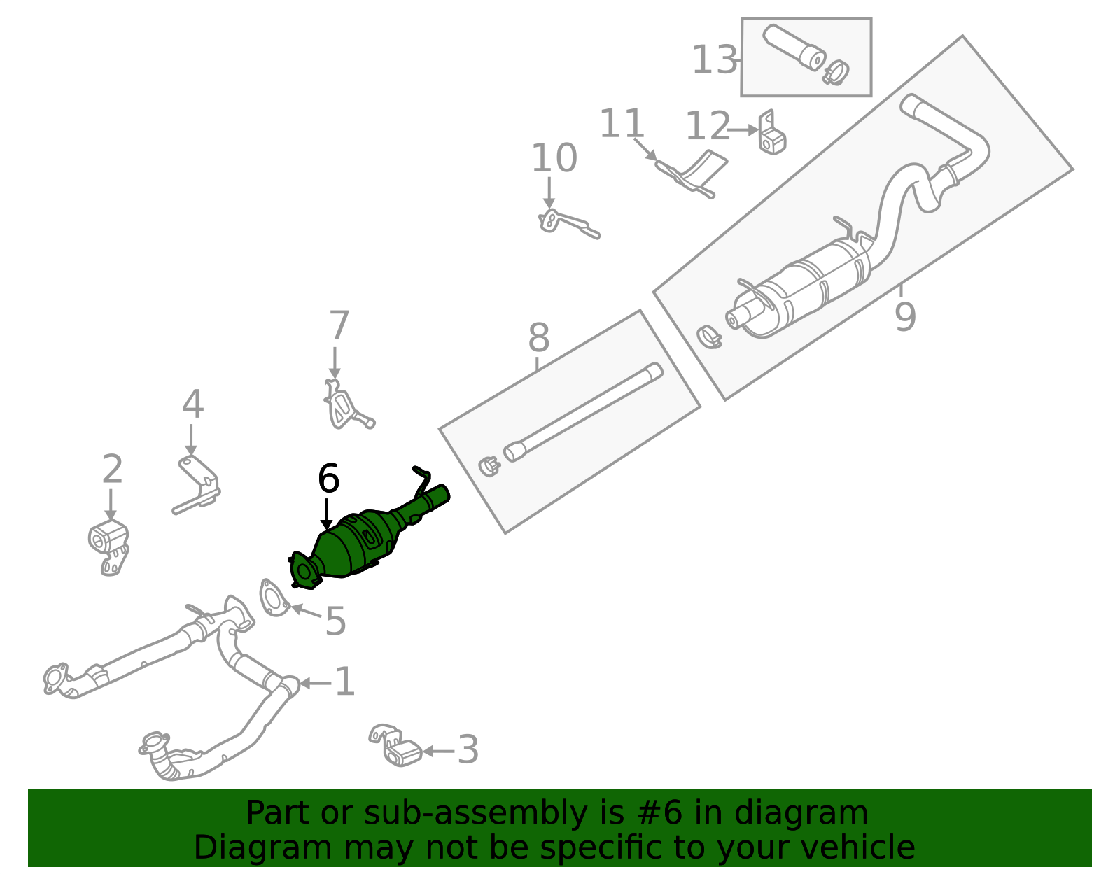 2021-2024 Ford Catalytic Converter LC2Z-5E212-A | OEM Parts Online