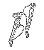 51337182131 - Body: Window Regulator for BMW: 528i, 528i xDrive, 535d, 535d xDrive, 535i, 535i xDrive, 550i, 550i GT xDrive, 550i xDrive, ActiveHybrid 5, M5 Image