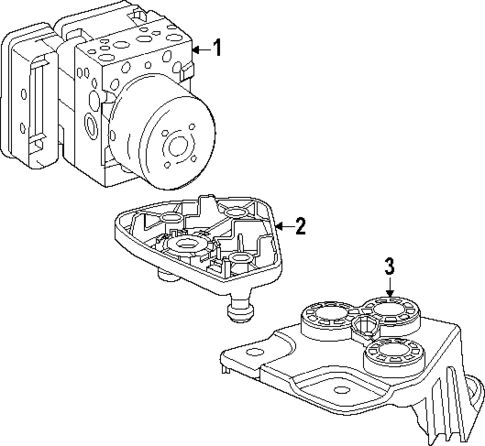 ABS Components for 2023 Mercedes-Benz EQS 450 SUV #0