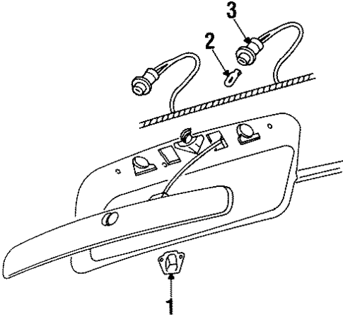 License Lamps for 2003 Oldsmobile Silhouette #0